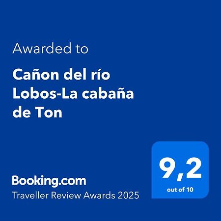 Cañon del río Lobos-La cabaña de Ton San Leonardo de Yagüe Exterior foto